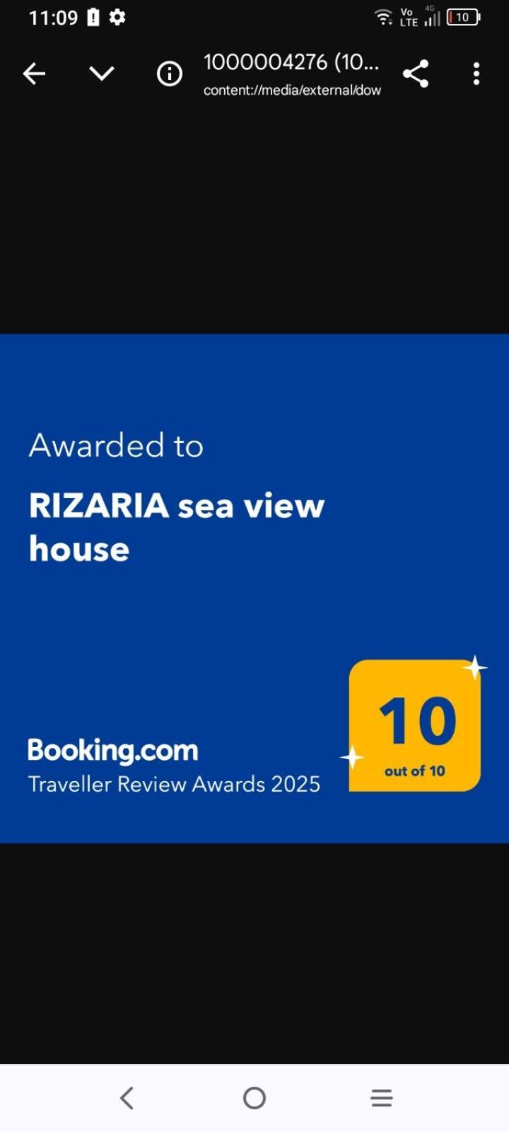 Spartylas Rizaria Sea View House 빌라 외부 사진